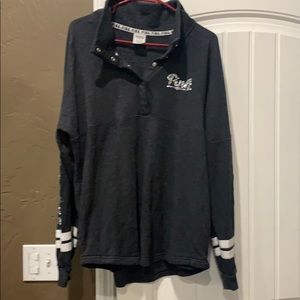 Victoria’s secret high neck, half zip, pullover